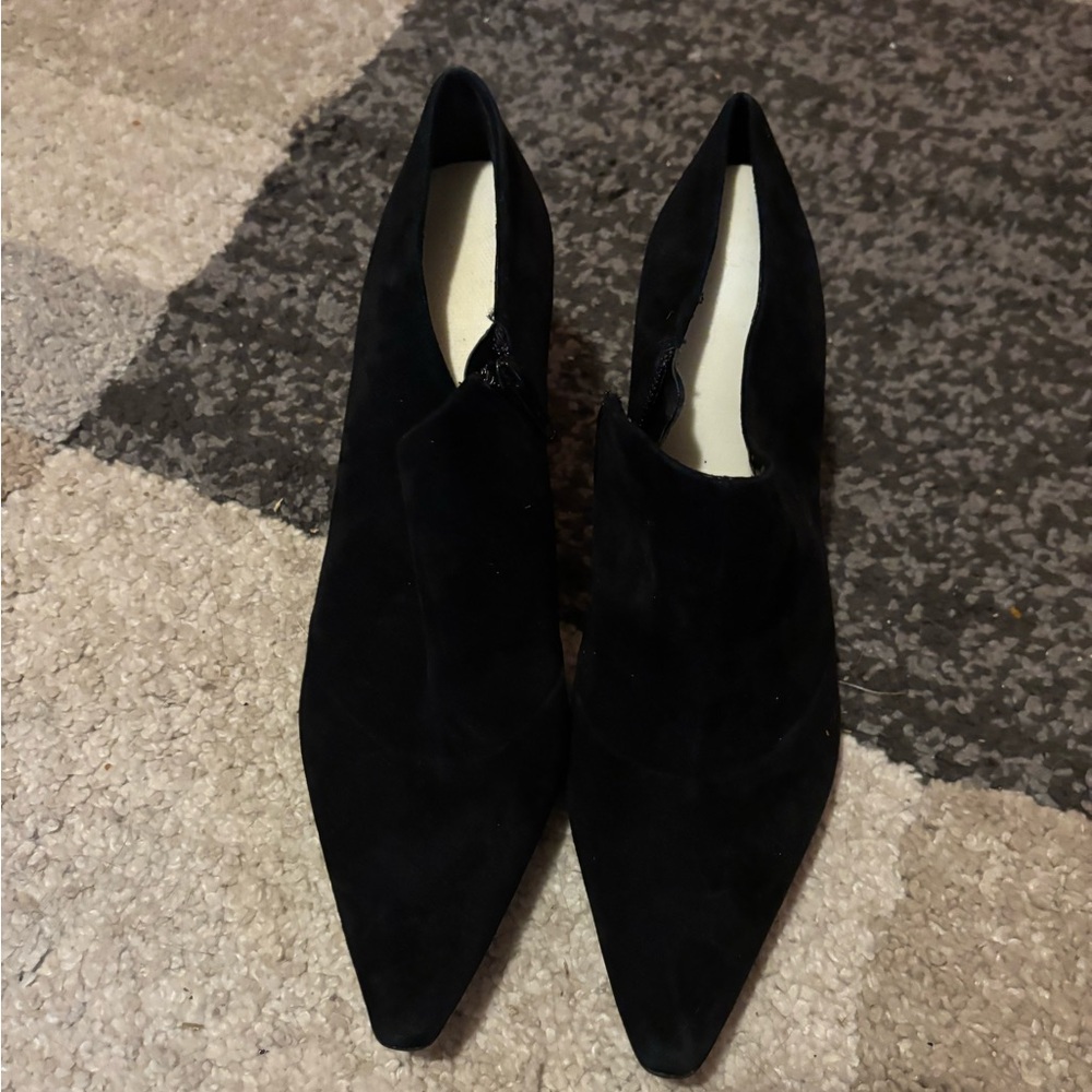 Calvin Klein Black Ankle Booties Sleek Design